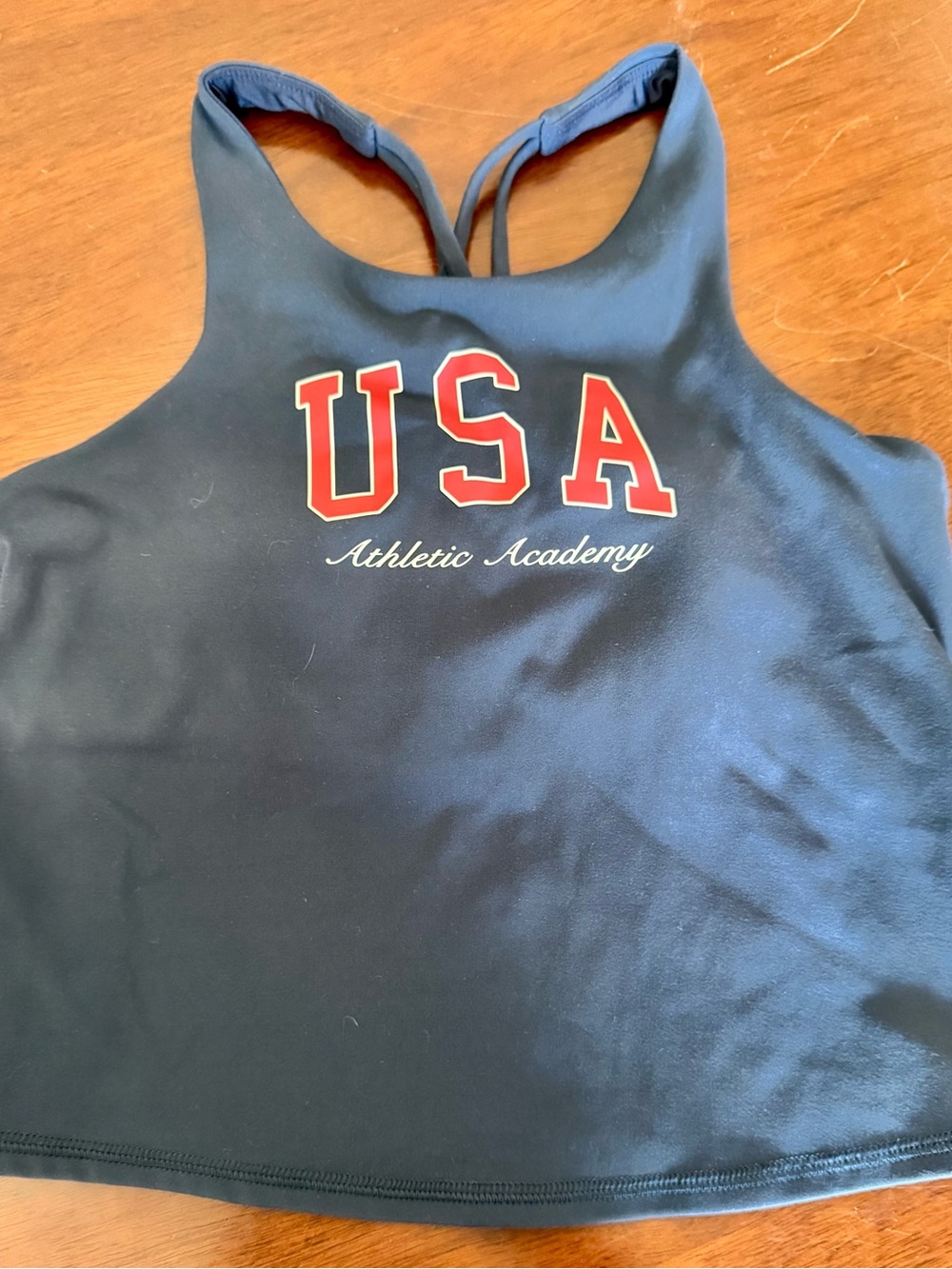 USA Athletic Academy Navy Racerback Tank